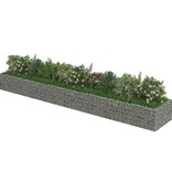 vidaXL Gabion plantenbak verhoogd 540x90x50 cm gegalvaniseerd staal