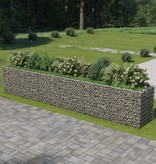 vidaXL Gabion plantenbak verhoogd 540x90x100 cm gegalvaniseerd staal