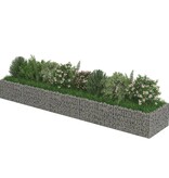 vidaXL Gabion plantenbak verhoogd 450x90x50 cm gegalvaniseerd staal