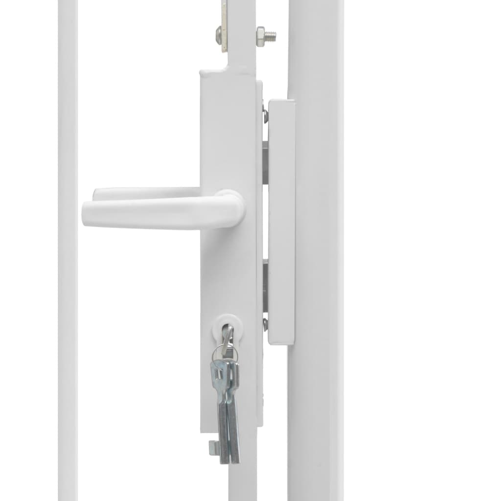 VidaXL Poort 1x2 m staal wit