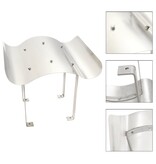 VidaXL Schoorsteenkap roestvrij staal zilverkleurig