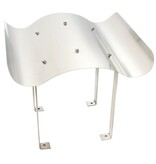 VidaXL Schoorsteenkap roestvrij staal zilverkleurig