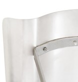 VidaXL Schoorsteenkap roestvrij staal zilverkleurig