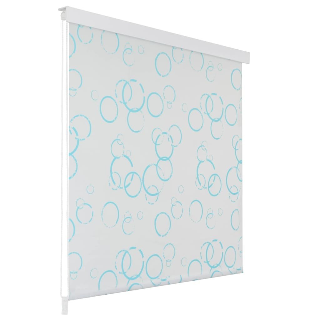 vidaXL Rolgordijn voor douche 160x240 cm bubbel