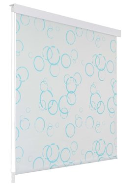VidaXL Rolgordijn voor douche 120x240 cm bubbel
