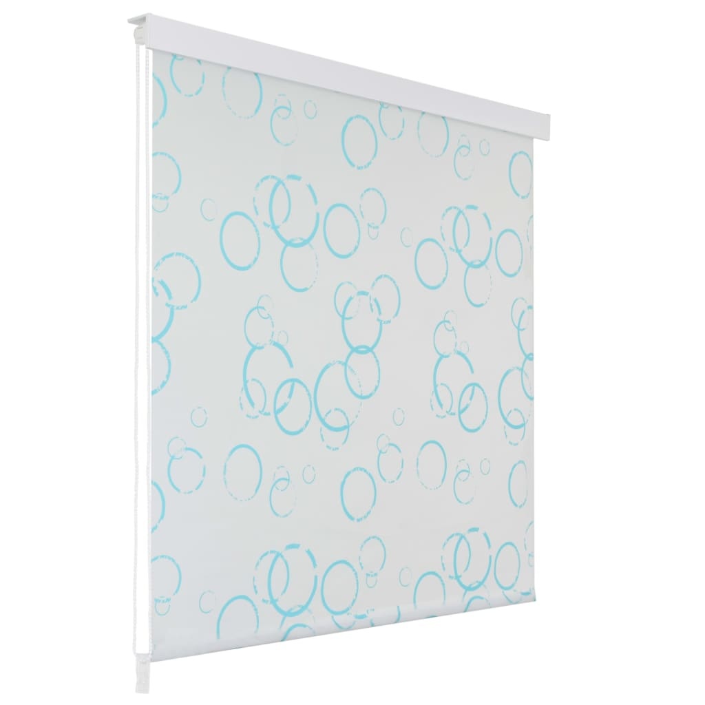 vidaXL Rolgordijn voor douche 120x240 cm bubbel