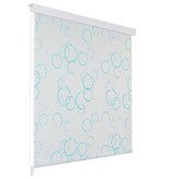 vidaXL Rolgordijn voor douche 80x240 cm bubbel