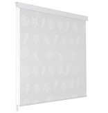 vidaXL Rolgordijn voor douche 140x240 cm zeester