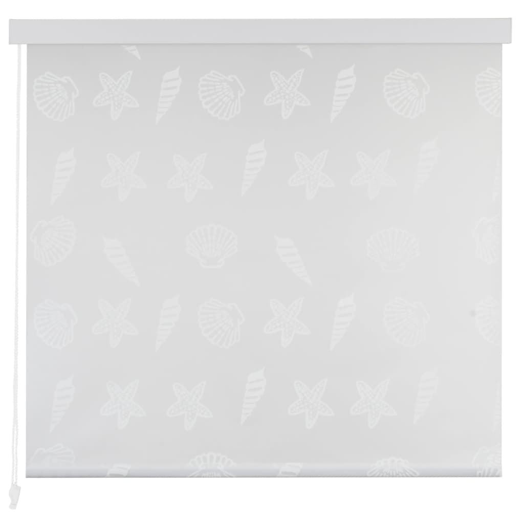 VidaXL Rolgordijn voor douche 120x240 cm zeester