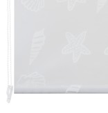 VidaXL Rolgordijn voor douche 120x240 cm zeester