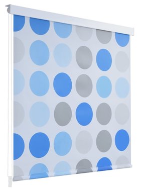 VidaXL Rolgordijn voor douche 160x240 cm cirkel