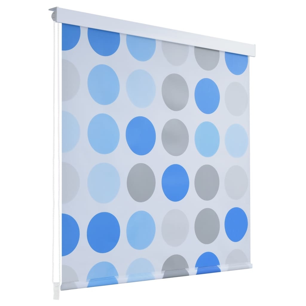 VidaXL Rolgordijn voor douche 160x240 cm cirkel