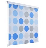 VidaXL Rolgordijn voor douche 140x240 cm cirkel