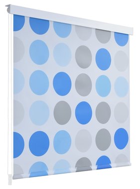 VidaXL Rolgordijn voor douche 140x240 cm cirkel