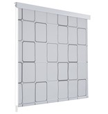 vidaXL Rolgordijn voor douche 140x240 cm vierkant