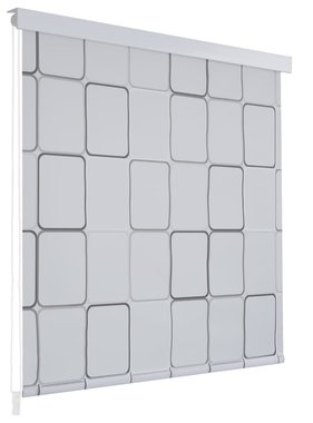 VidaXL Rolgordijn voor douche 140x240 cm vierkant