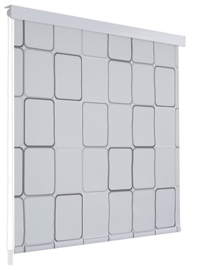 vidaXL Rolgordijn voor douche 140x240 cm vierkant