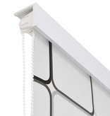 vidaXL Rolgordijn voor douche 140x240 cm vierkant