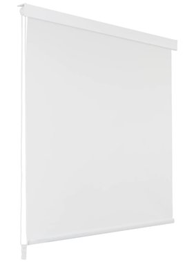 VidaXL Rolgordijn voor douche 100x240 cm wit