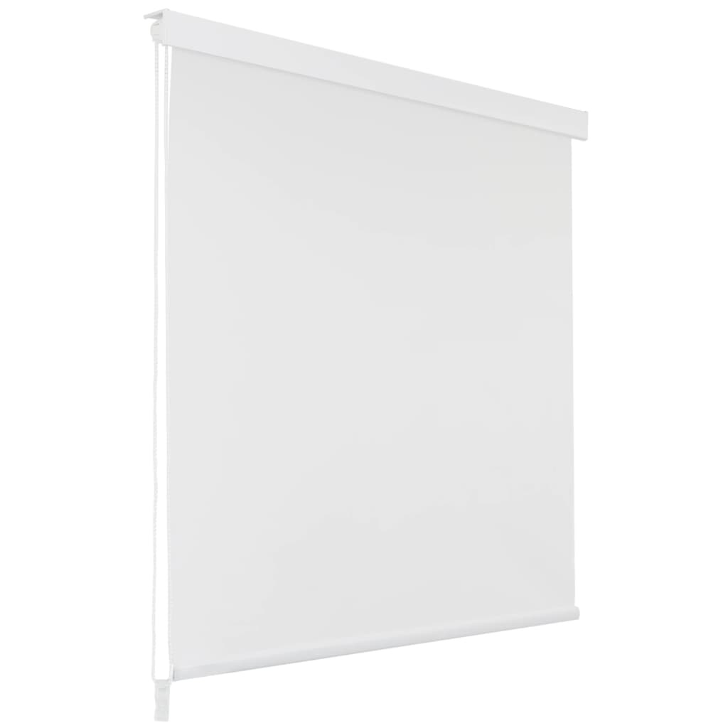 VidaXL Rolgordijn voor douche 100x240 cm wit