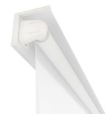 VidaXL Rolgordijn voor douche 100x240 cm wit