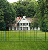 VidaXL Euro hek 20x0,8 m staal groen