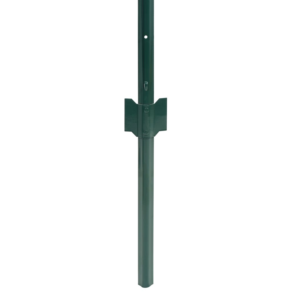 VidaXL Euro hek 20x0,8 m staal groen