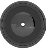 VidaXL Wastafel rond 40x15 cm keramiek zwart