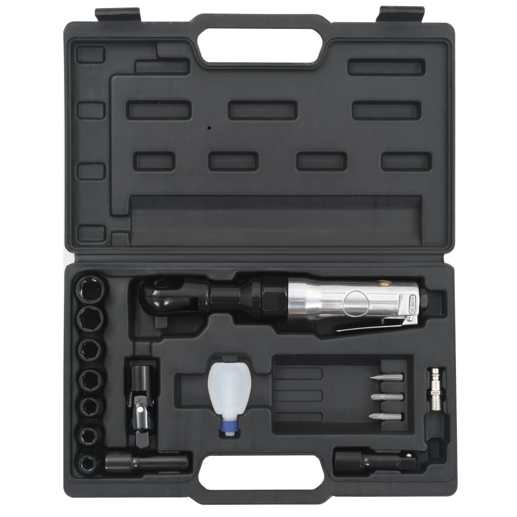 VidaXL Pneumatische ratelsleutelset 1/2'' 16-delig