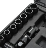 VidaXL Pneumatische ratelsleutelset 1/2'' 16-delig