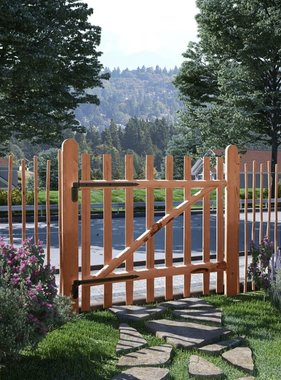 VidaXL Poort enkel 100x90 cm geïmpregneerd hazelaarhout
