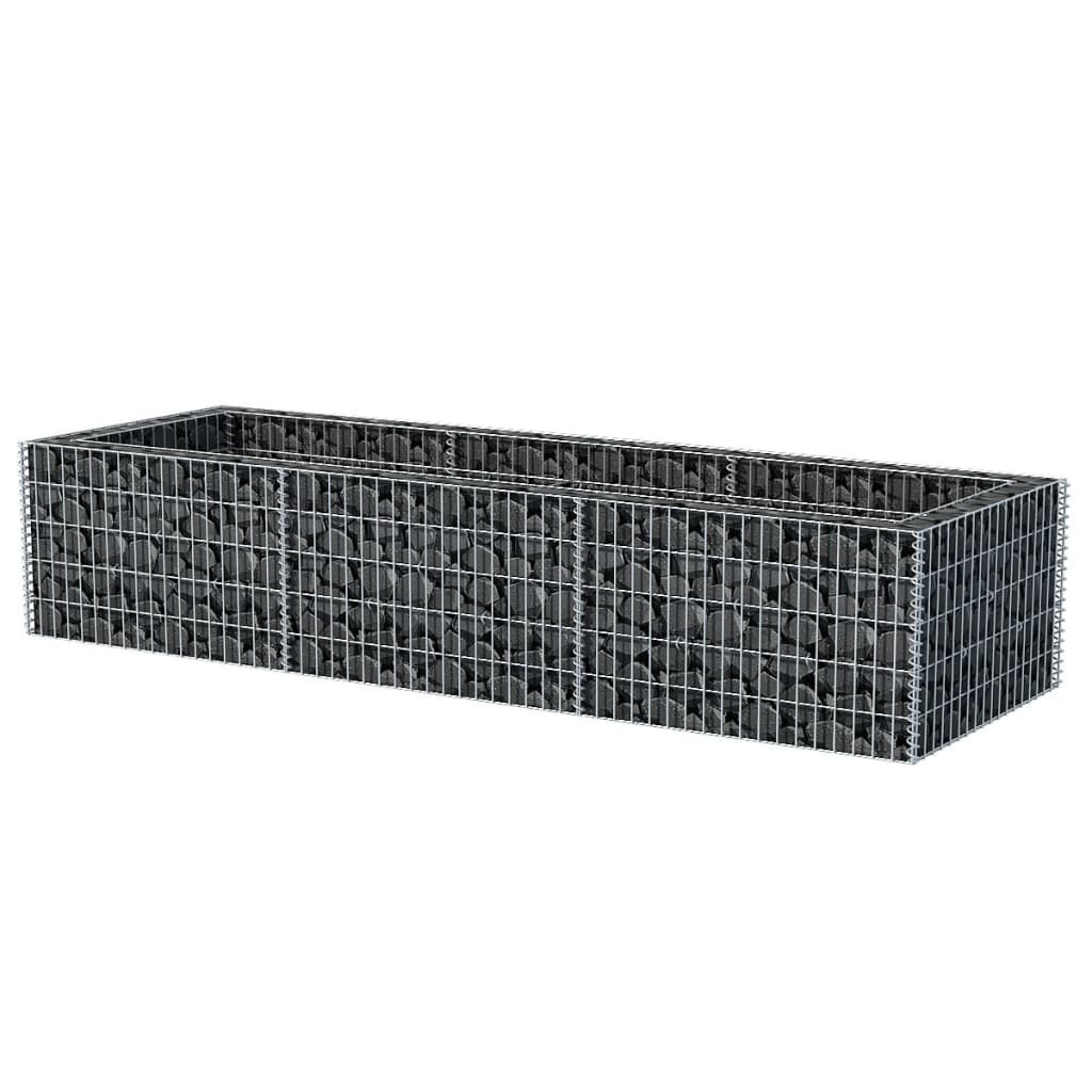 vidaXL Gabion plantenbak verhoogd 270x90x50 cm staal