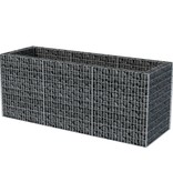 vidaXL Gabion plantenbak verhoogd 270x90x100 cm staal