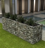 vidaXL Gabion plantenbak verhoogd 360x90x100 cm staal