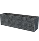 VidaXL Gabion plantenbak verhoogd 360x90x100 cm staal