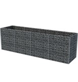 vidaXL Gabion plantenbak verhoogd 360x90x100 cm staal