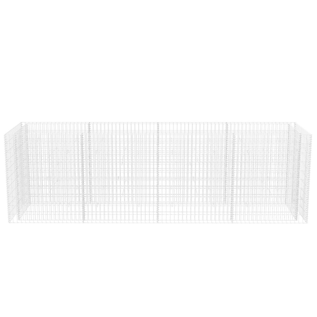 VidaXL Gabion plantenbak verhoogd 360x90x100 cm staal
