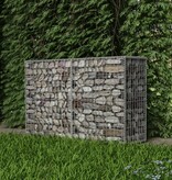 VidaXL Gabion mand 150x50x100 cm gegalvaniseerd staal