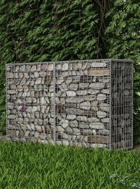 VidaXL Gabion mand 150x50x100 cm gegalvaniseerd staal