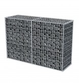 VidaXL Gabion mand 150x50x100 cm gegalvaniseerd staal