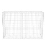 VidaXL Gabion mand 150x50x100 cm gegalvaniseerd staal
