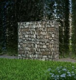 VidaXL Gabion mand 100x50x100 cm gegalvaniseerd staal