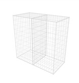 VidaXL Gabion mand 100x50x100 cm gegalvaniseerd staal