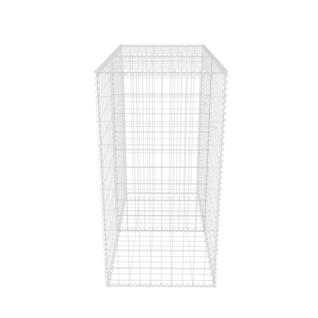 VidaXL Gabion mand 100x50x100 cm gegalvaniseerd staal