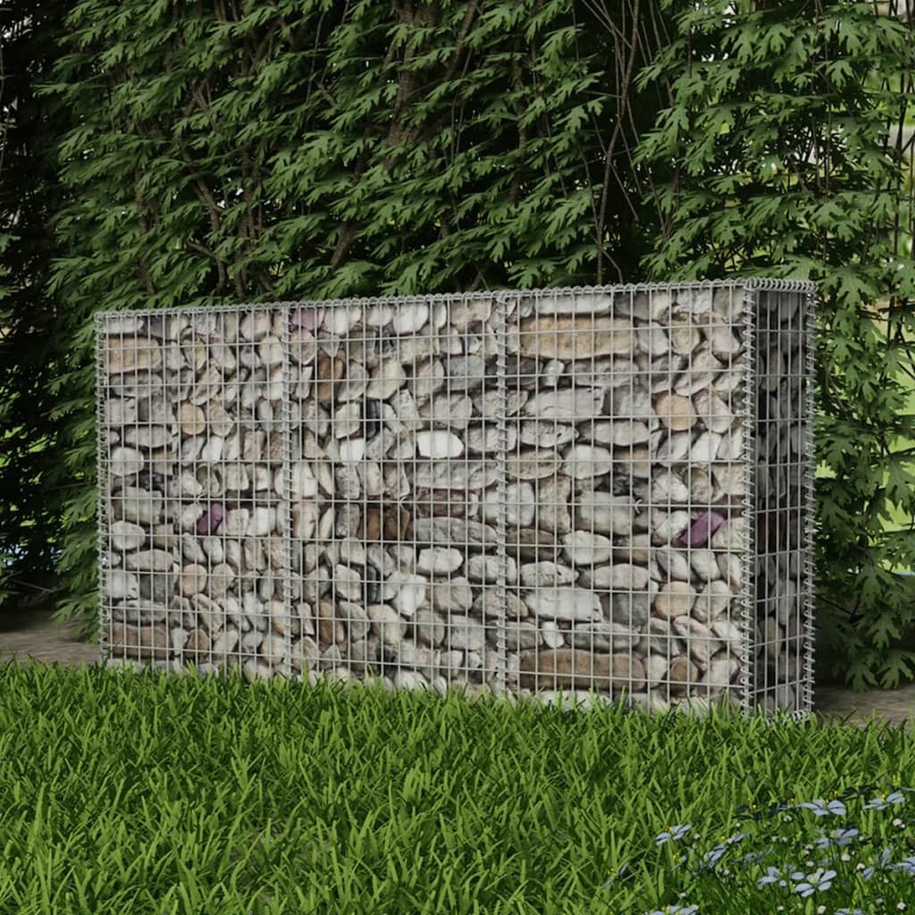 vidaXL Gabion mand 200x30x100 cm gegalvaniseerd staal