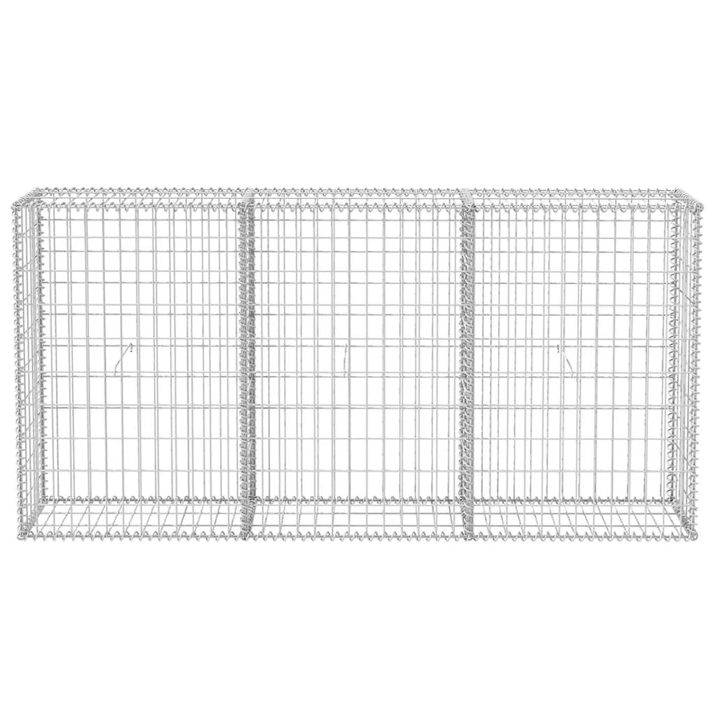 vidaXL Gabion mand 200x30x100 cm gegalvaniseerd staal