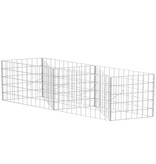 VidaXL Gabion mand 120x30x50 cm gegalvaniseerd staal