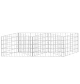 VidaXL Gabion mand 120x30x50 cm gegalvaniseerd staal