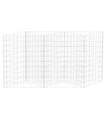 VidaXL Gabion mand 120x30x100 cm gegalvaniseerd staal