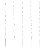 VidaXL Plantenstok spiraal 110 cm gegalvaniseerd staal 5 st